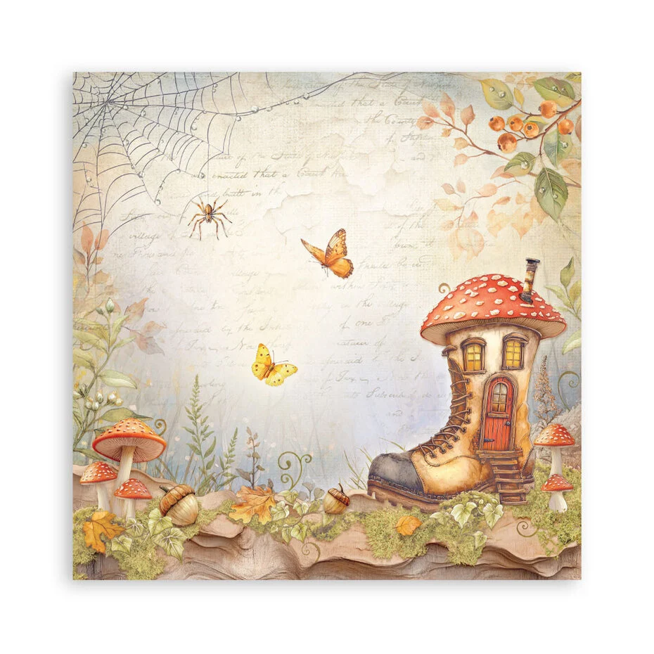 SBBSXB17 Stamperia Whispering Wood Paper Pack Maxi (Single Face)
