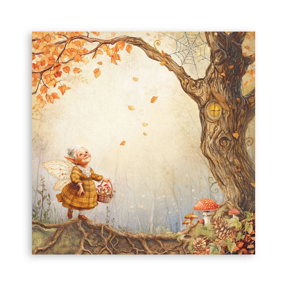 SBBXLB29 Stamperia Whispering Wood 30,5x30,5 cm Paper Pack Maxi (Single Face)