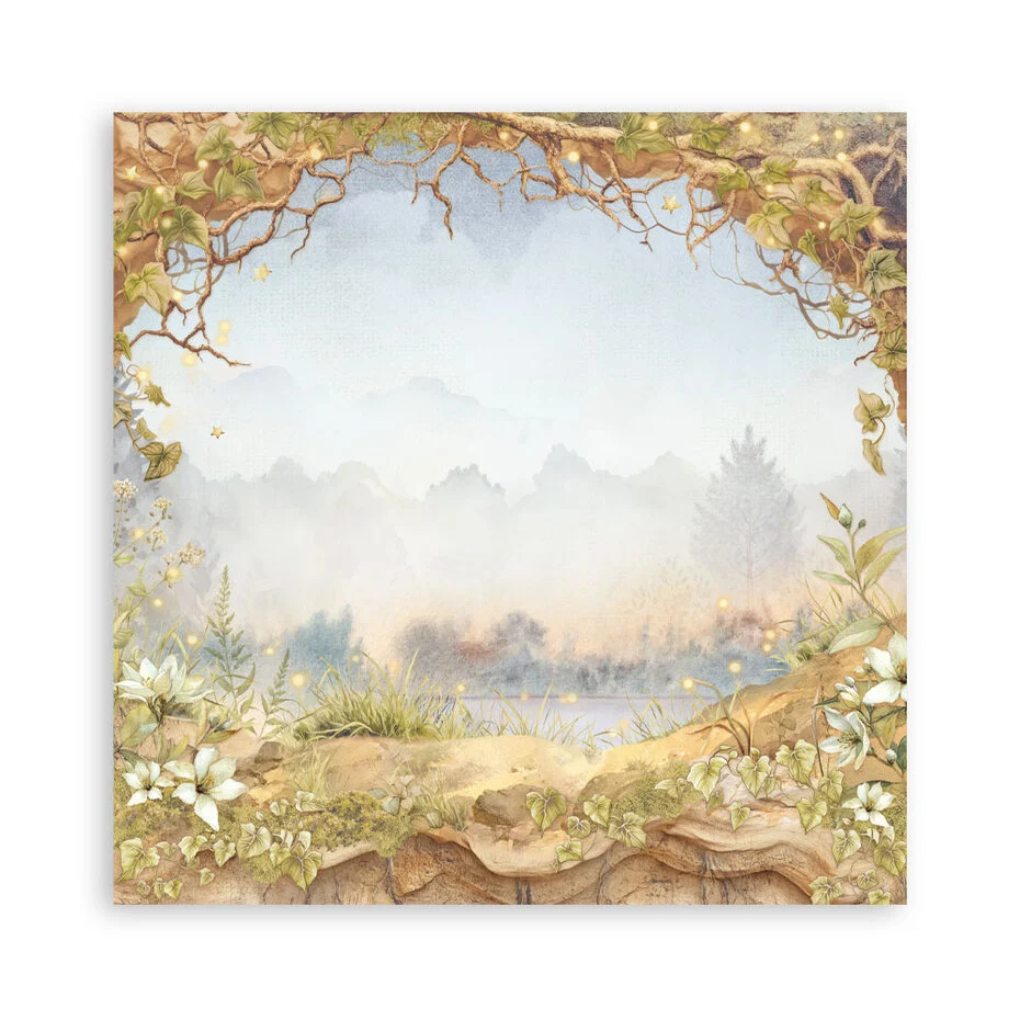SBBXLB29 Stamperia Whispering Wood 30,5x30,5 cm Paper Pack Maxi (Single Face)