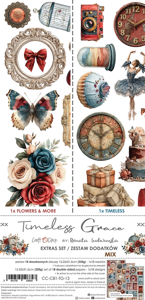 CC-C81-TG-13 TIMELESS GRACE - EXTRAS set - MIX