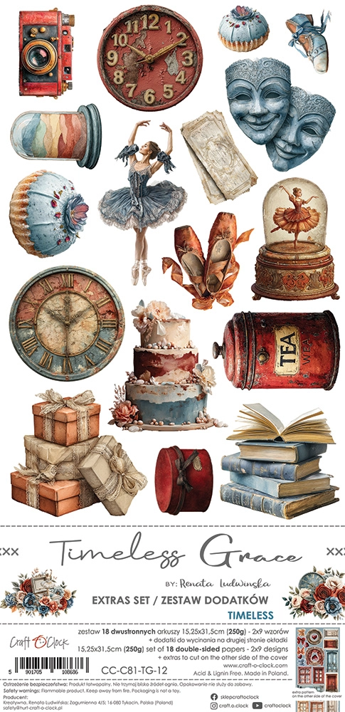 CC-C81-TG-13 TIMELESS GRACE - EXTRAS set - MIX