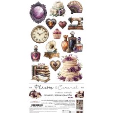 CC-C80-PC-12 PLUM & CARAMEL EXTRAS set -PLUM