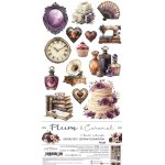 CC-C80-PC-12 PLUM & CARAMEL EXTRAS set -PLUM