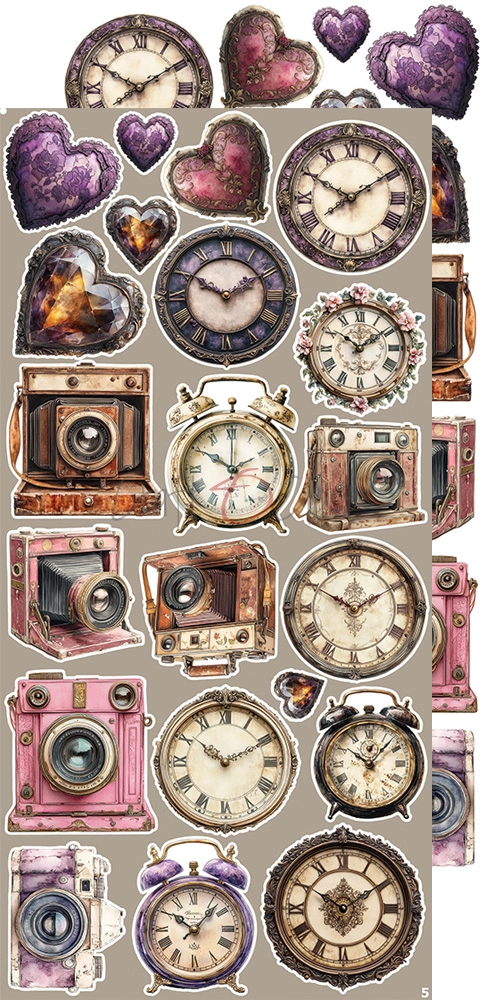 CC-C80-PC-12 PLUM & CARAMEL EXTRAS set -PLUM
