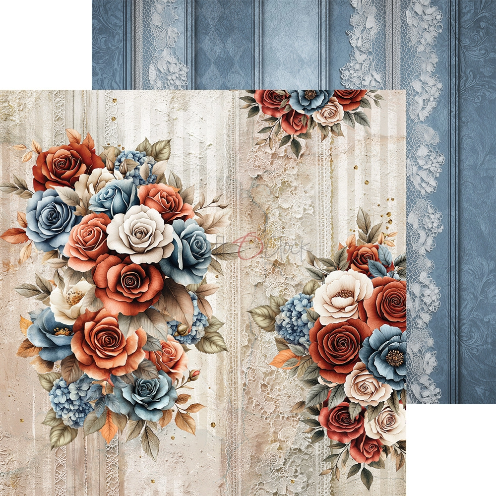 CC-C81-TG-07 TIMELESS GRACE- a set of papers 20,3x20,3cm