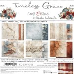 CC-C81-TG-08 TIMELESS GRACE a set of papers 20,3x20,3cm