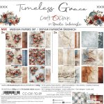 CC-C81-TG-09 TIMELESS GRACE a set of papers 20,3x20,3cm - MIX