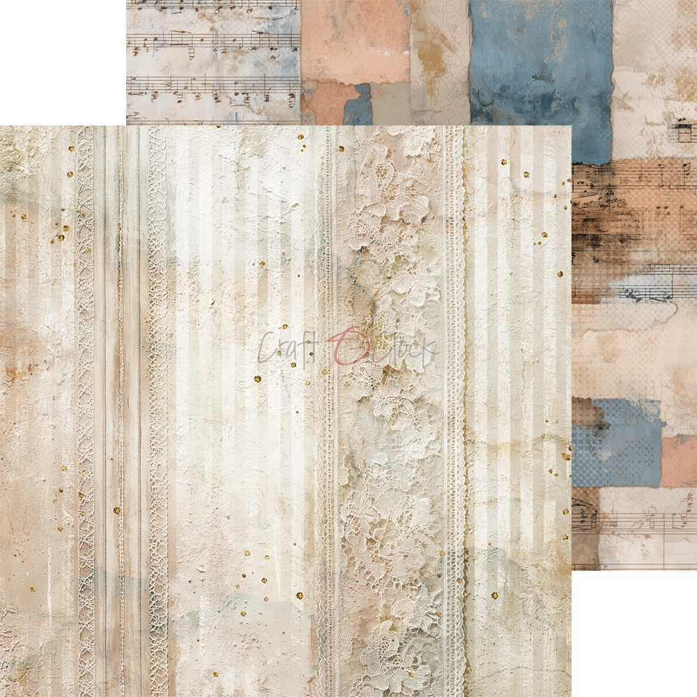 CC-C81-TG-09 TIMELESS GRACE a set of papers 20,3x20,3cm - MIX