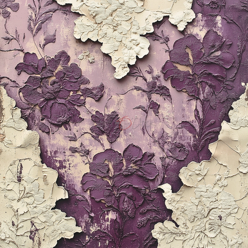 CC-C80-PC-10 PLUM & CARAMEL- a set of papers 15,25x15,25cm
