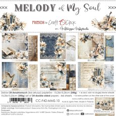 CC-F42-MMS-10 MELODY OF MY SOUL- a set of papers 15,25x15,25cm