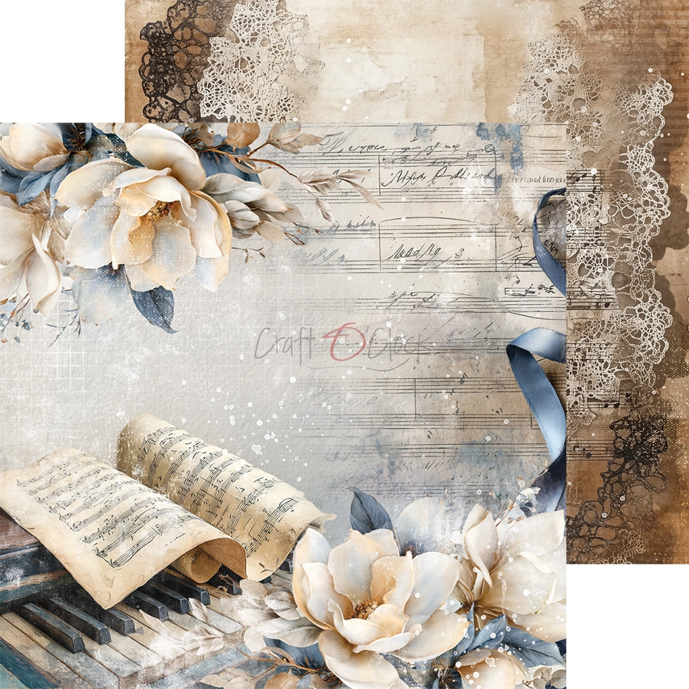 CC-F42-MMS-10 MELODY OF MY SOUL- a set of papers 15,25x15,25cm