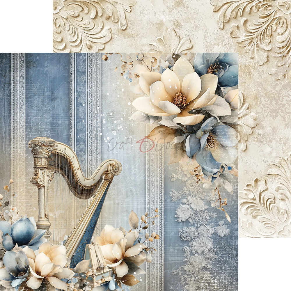 CC-F42-MMS-10 MELODY OF MY SOUL- a set of papers 15,25x15,25cm