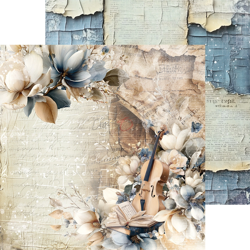 CC-F42-MMS-07 MELODY OF MY SOUL- a set of papers 20,3x20,3cm