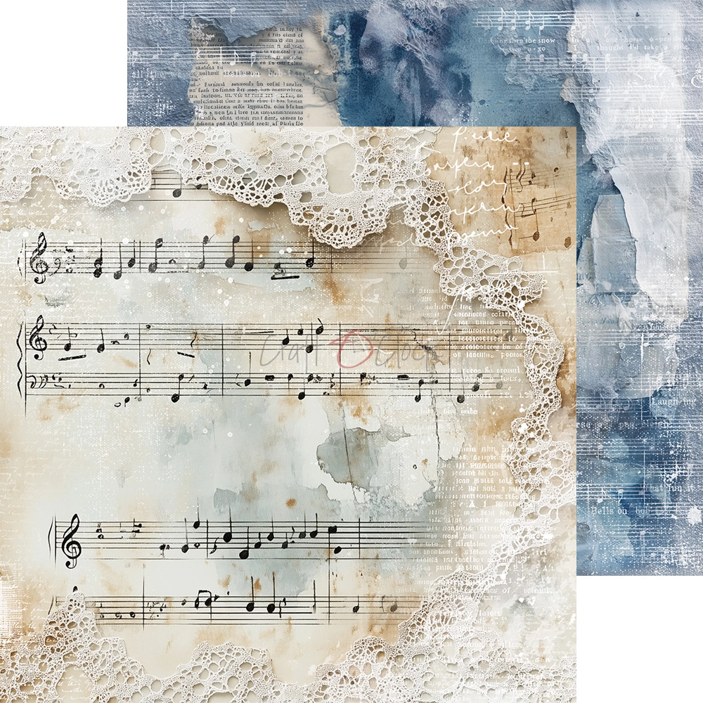 CC-F42-MMS-08 MELODY OF MY SOUL a set of papers 20,3x20,3cm