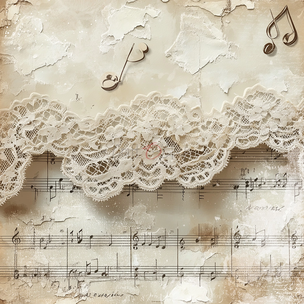 CC-F42-MMS-08 MELODY OF MY SOUL a set of papers 20,3x20,3cm