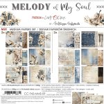 CC-F42-MMS-09 MELODY OF MY SOUL a set of papers 20,3x20,3cm - MIX