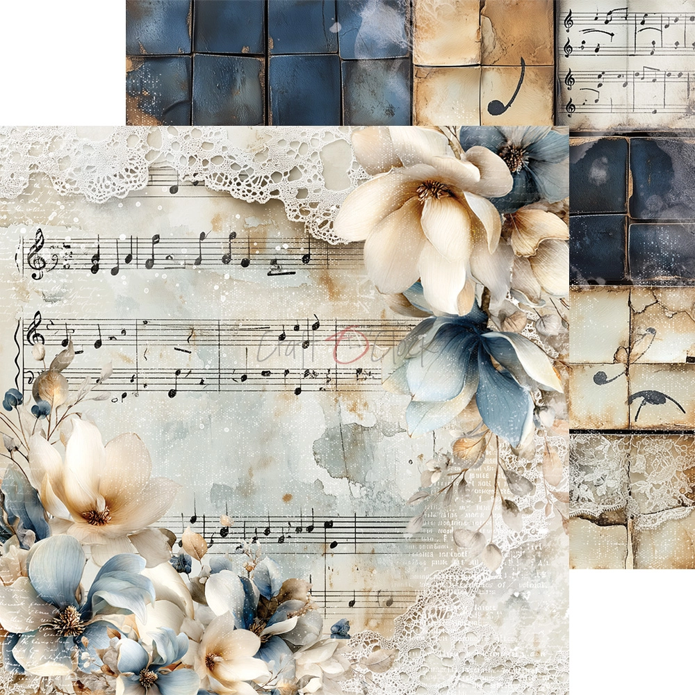 CC-F42-MMS-09 MELODY OF MY SOUL a set of papers 20,3x20,3cm - MIX