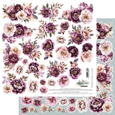 AA-DD-09 Paper sheet 12x12'' Dreamy Dreams-Flowers