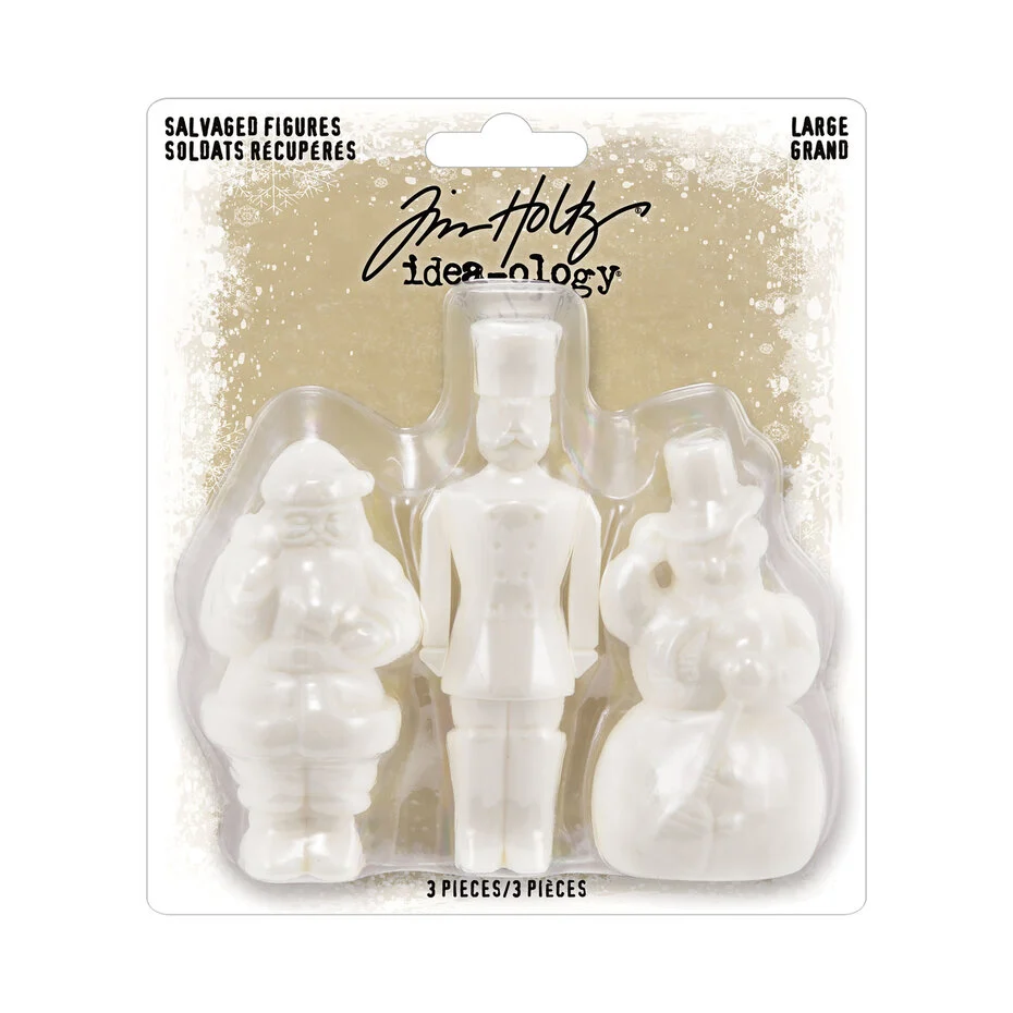 TH94361 Idea-ology Tim Holtz Christmas Salvaged Figures Large