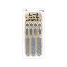 TH94446 Idea-ology Tim Holtz Christmas Word Plaques + Tags