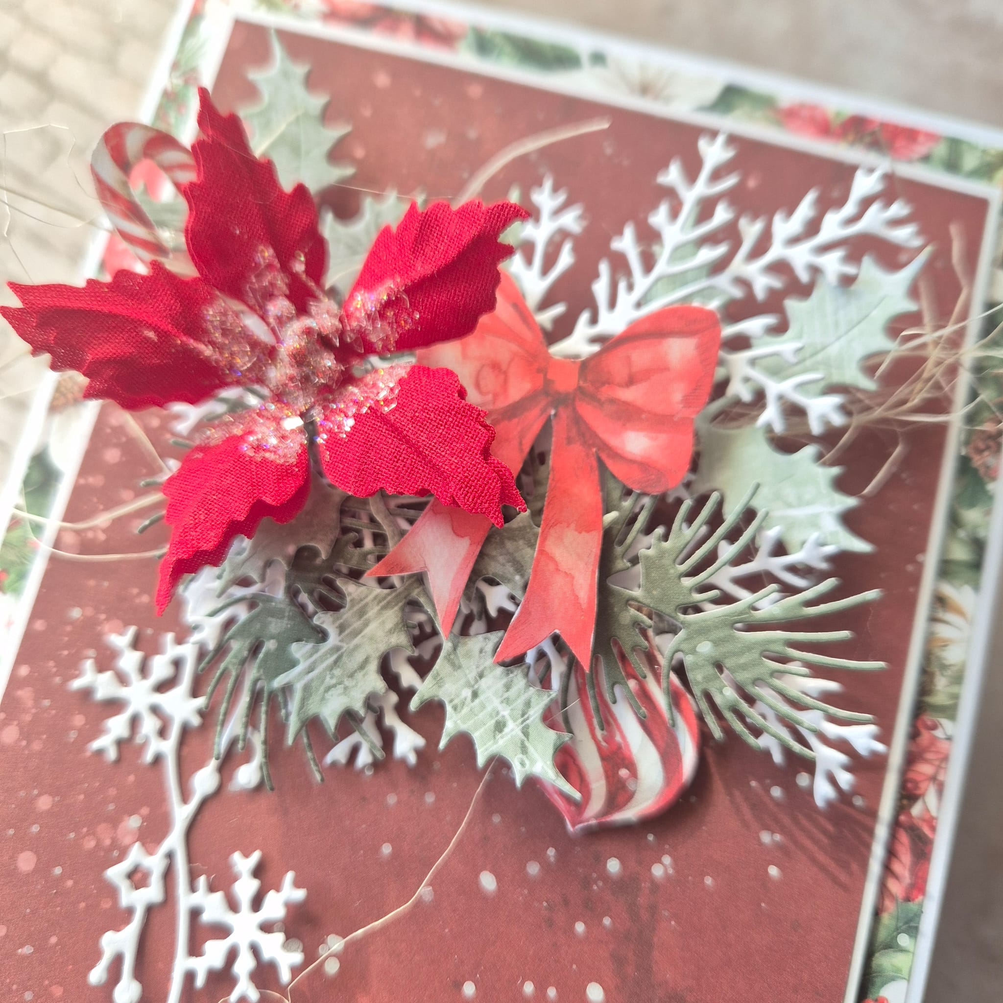 CW379 Cutting Die -Big Holly Leaves set Craft&You Design