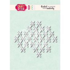 CW380 Cutting Die -Snowy Background   Craft&You Design