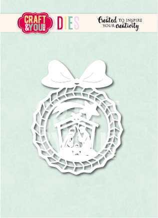 CW382 Cutting Die -Nativity Bauble - Craft&You Design