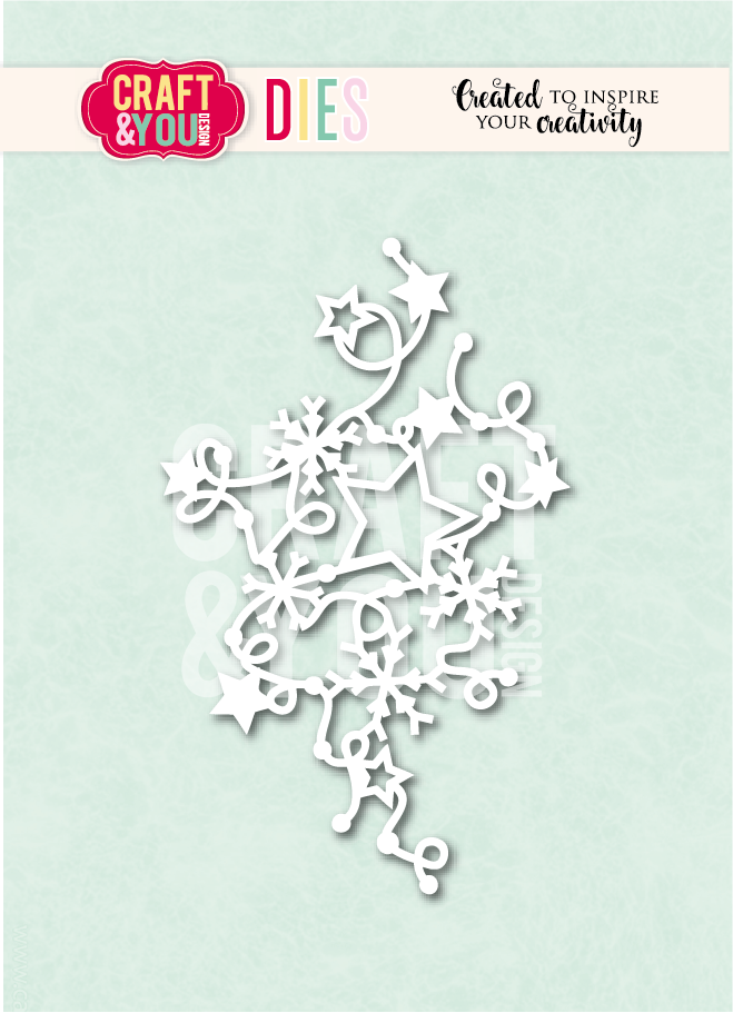 CW384 Cutting Die -Winter Decoration by Magda - Craft&You Design