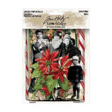 TH94449 Idea-ology Tim Holtz Christmas Layers + Paper Dolls