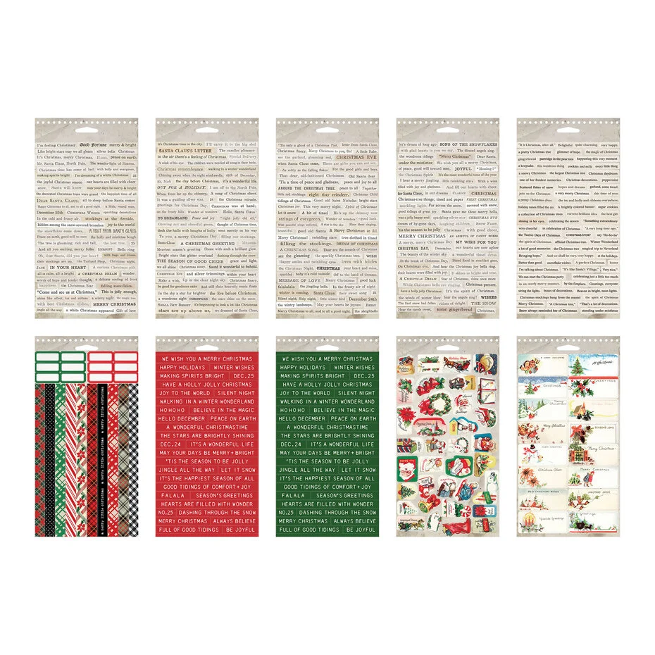 TH94451 Idea-ology Tim Holtz Christmas Sticker Book