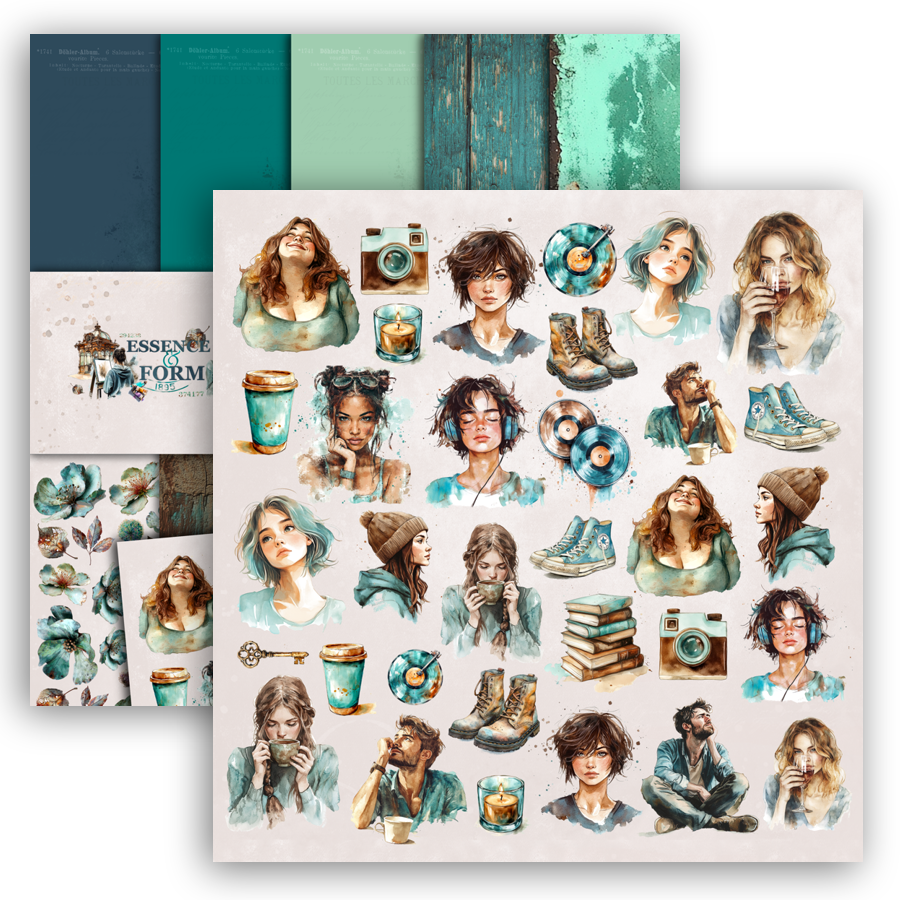 UHK-EF ESSENCE and FORM- scrapbooking set
