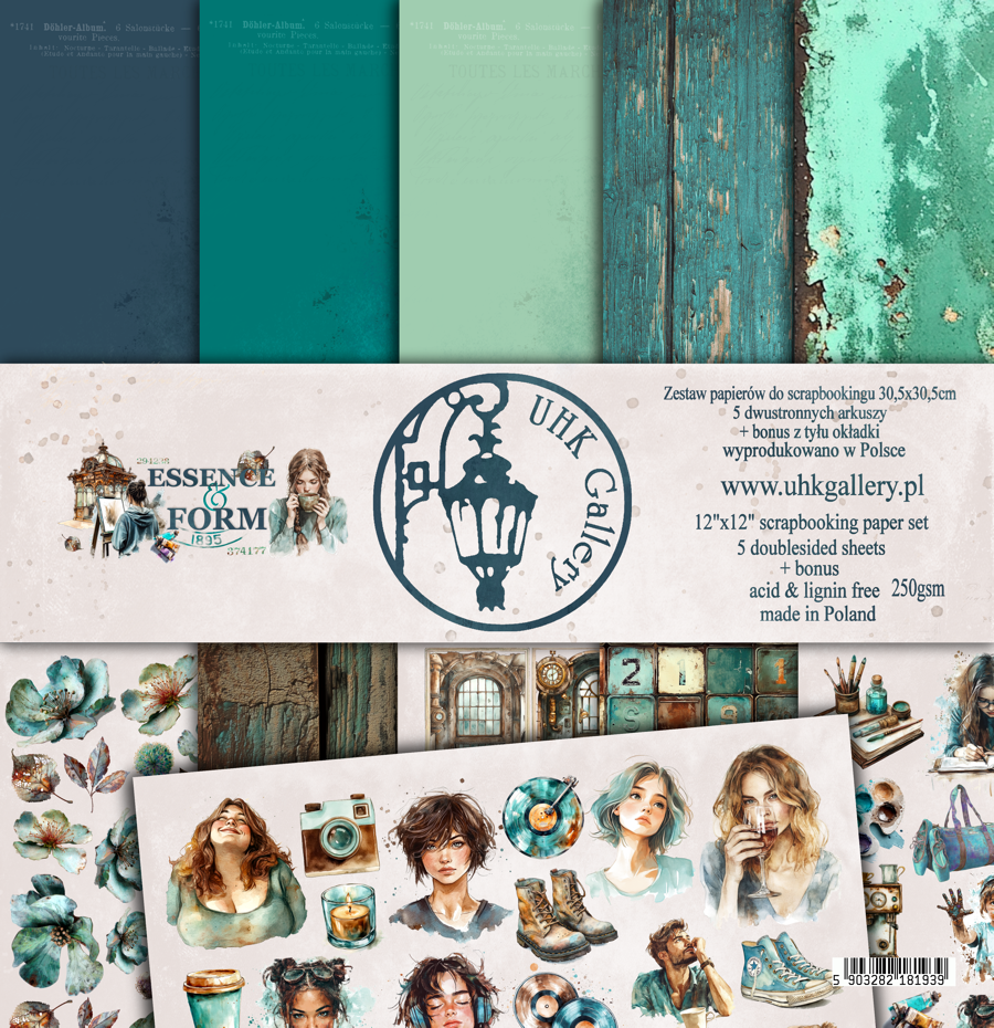 UHK-EF ESSENCE and FORM- scrapbooking set