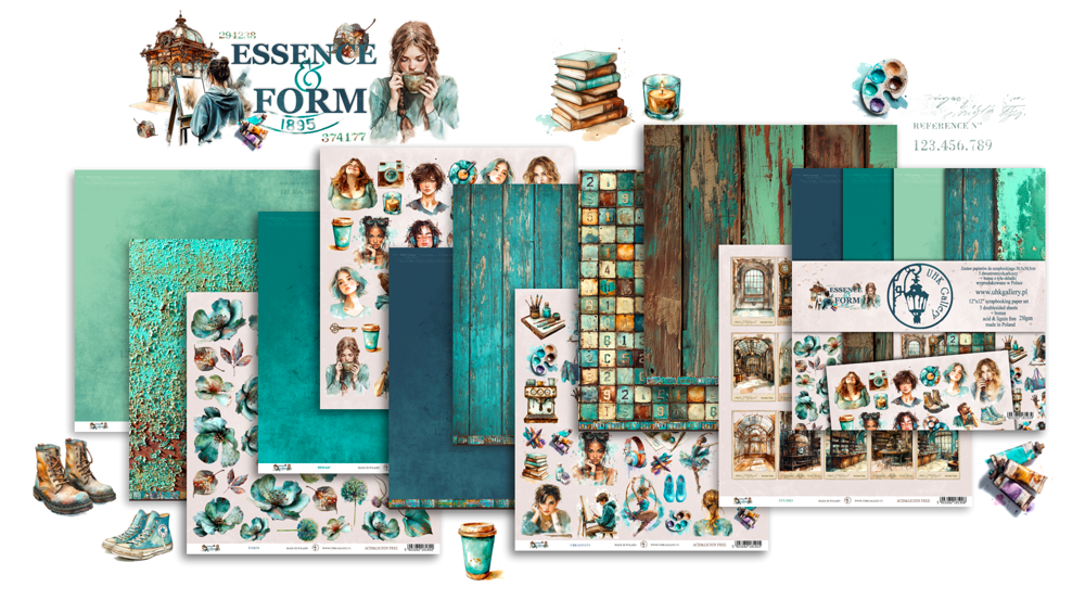 UHK-EF ESSENCE and FORM- scrapbooking set