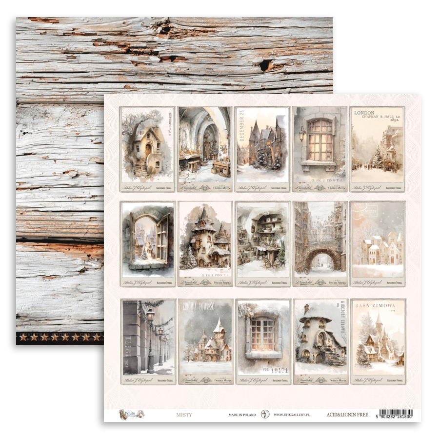 UHK-WW WHITE WHISPERS- scrapbooking set