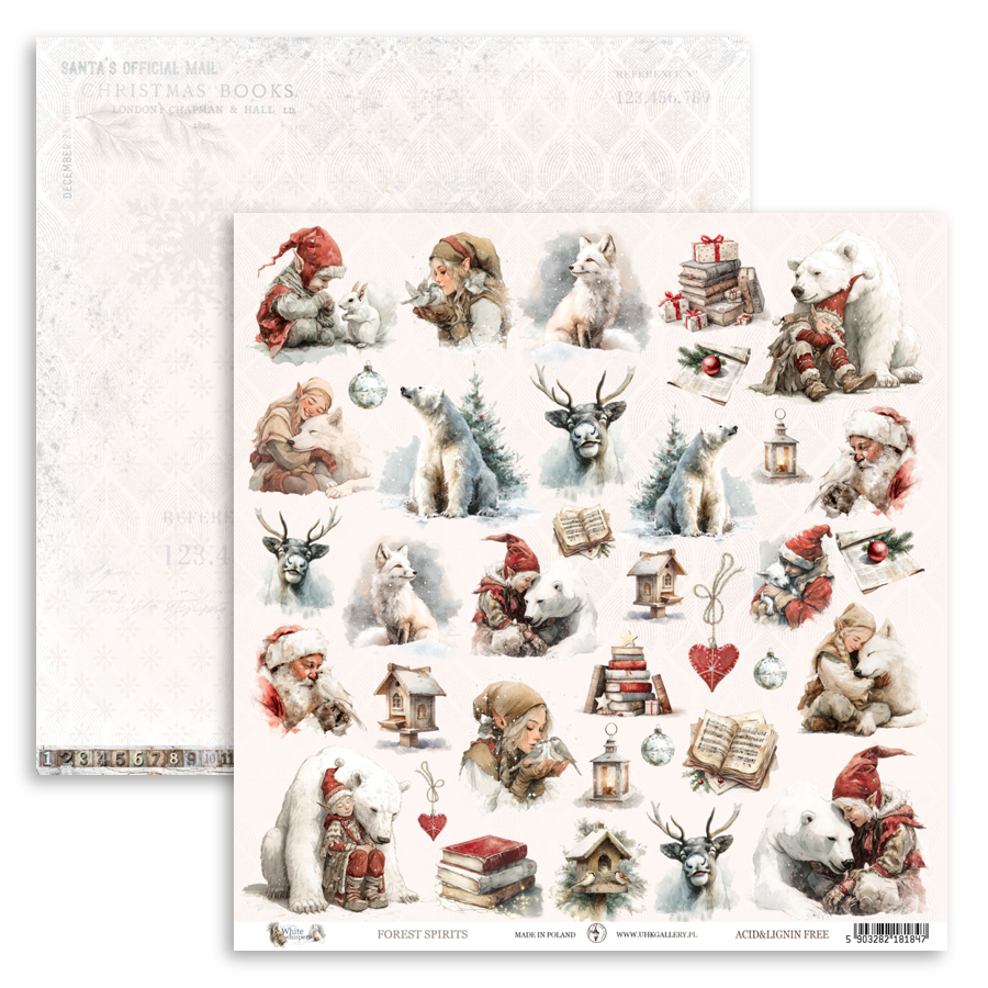 UHK-WW WHITE WHISPERS- scrapbooking set