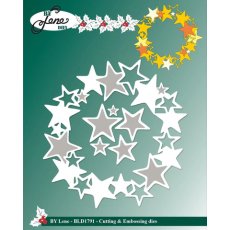 BLD1791 Dies By Lene-Star Wreath