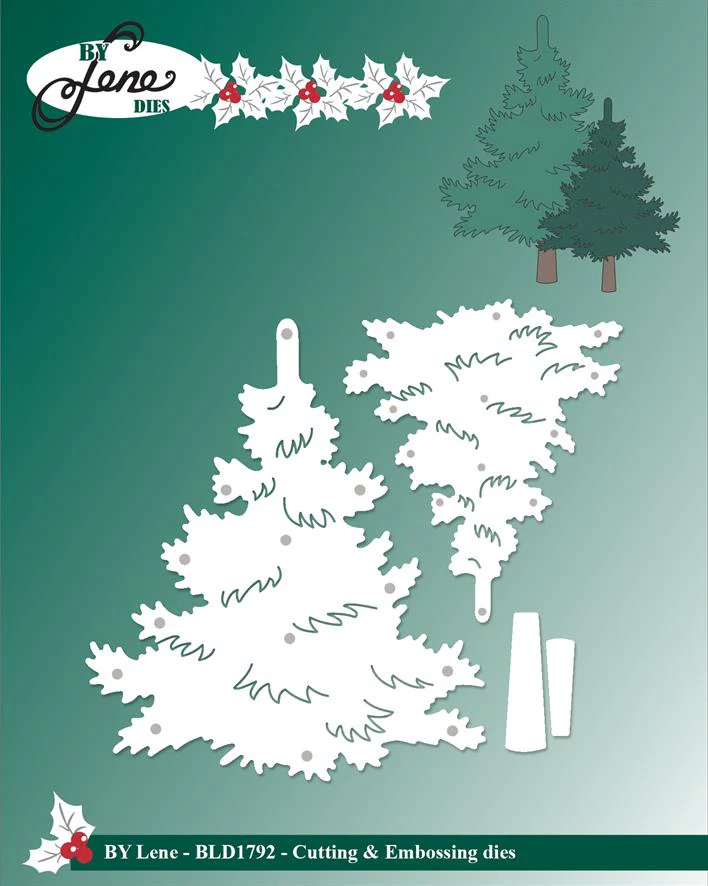 BLD1792 Dies By Lene-Fir Tree