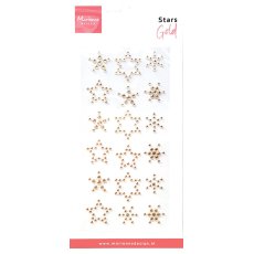CA3217 Marianne Design Decorations Stars Rhinestones gold