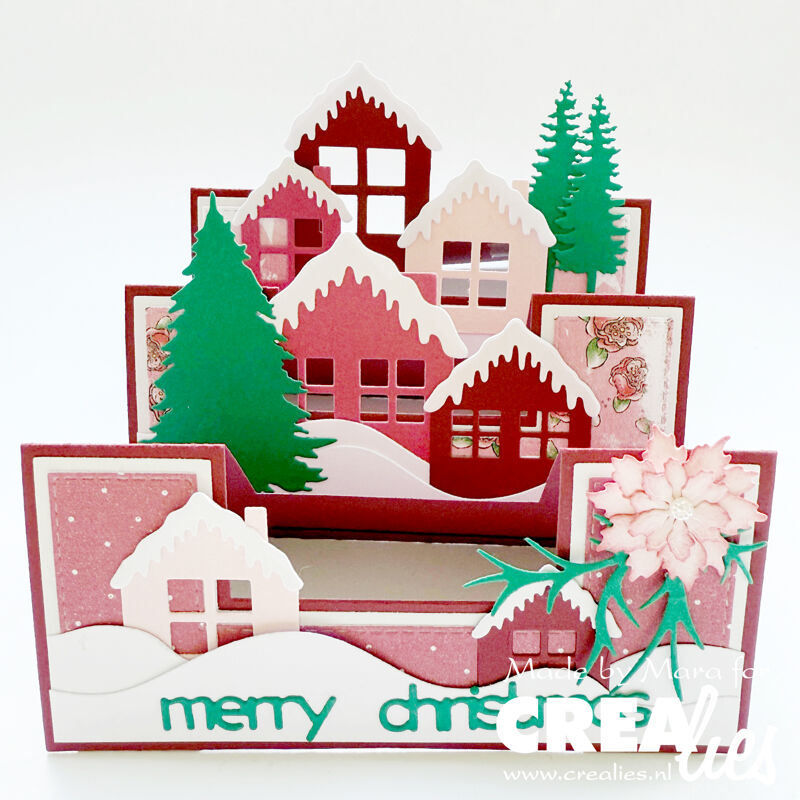 CLXTRA115 X-tra dies Crealies • House A with Snow