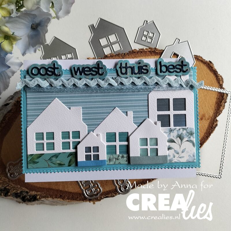 CLXTRA116 X-tra dies Crealies • House B with Snow
