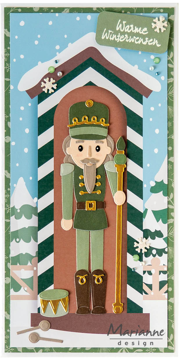 COL1578 Dies Marianne Design Collectables -Nutcrackers by Marleen
