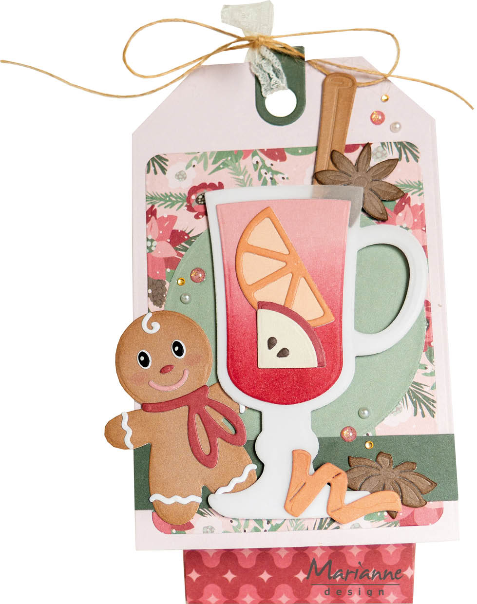 COL1579 Dies Marianne Design Collectables -Gluhwein by Marleen