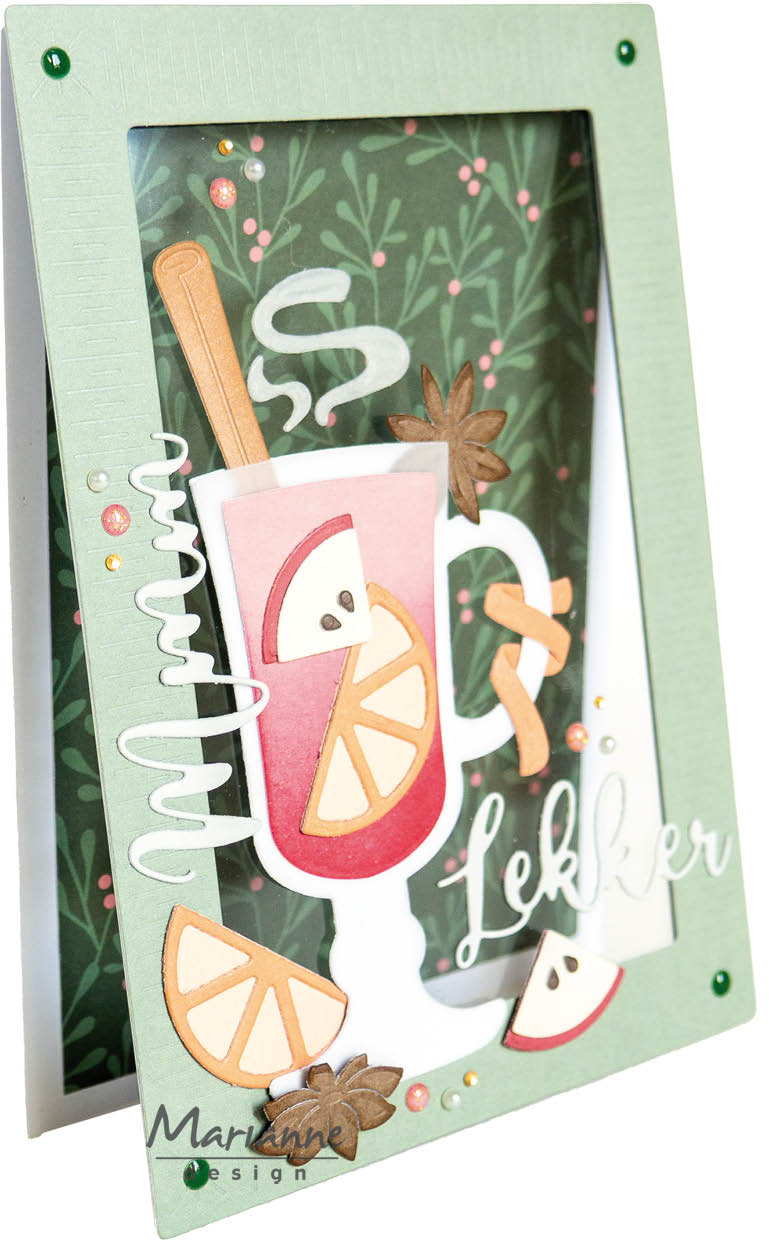 COL1579 Dies Marianne Design Collectables -Gluhwein by Marleen