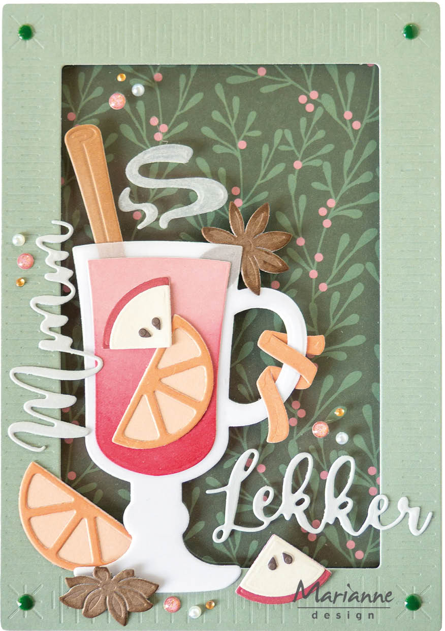 COL1579 Dies Marianne Design Collectables -Gluhwein by Marleen