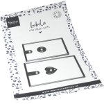 CR1709 Metal Die Marianne Design - Craftable Gift Labels
