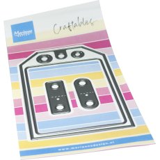 CR1710 Metal Die Marianne Design - Craftable Medium Tag