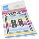 CR1710 Metal Die Marianne Design - Craftable Medium Tag