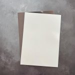 PFSS114 Paper Favourites Mirror Card Glossy Ivory