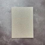 PFSS203 Paper Favourites Glitter Cardstock "Fine Silver"