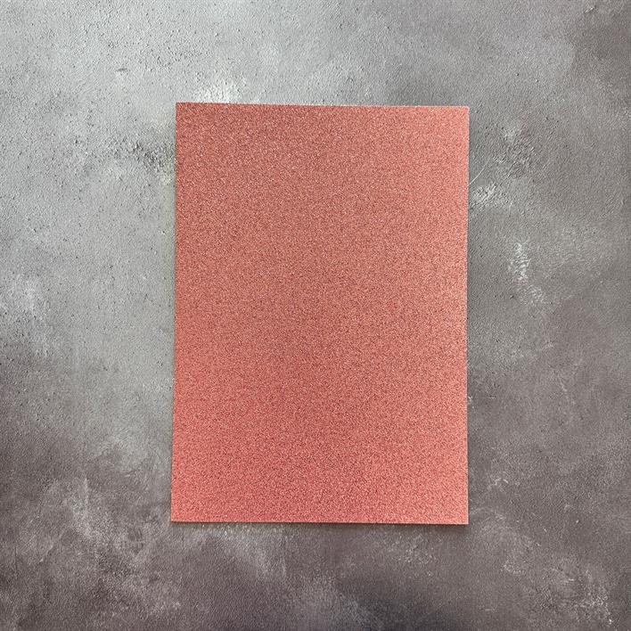 PFSS213 Paper Favourites Glitter Cardstock Dark Rose